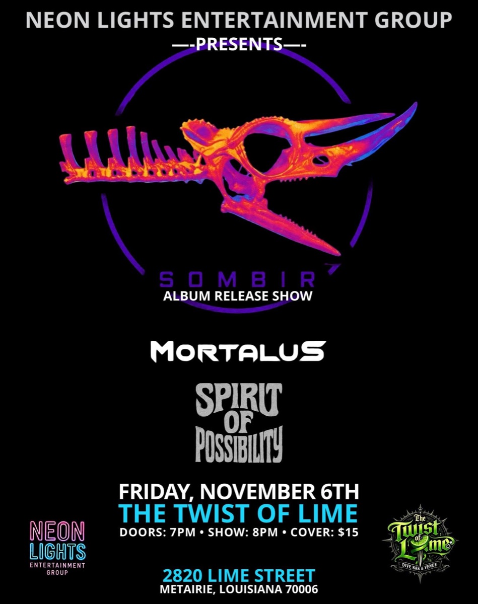 Sombir, Mortalus & Spirit of Possibility flyer